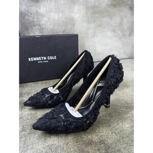 Kenneth Cole Romi Pump Mesh Black Heels Women’s 6